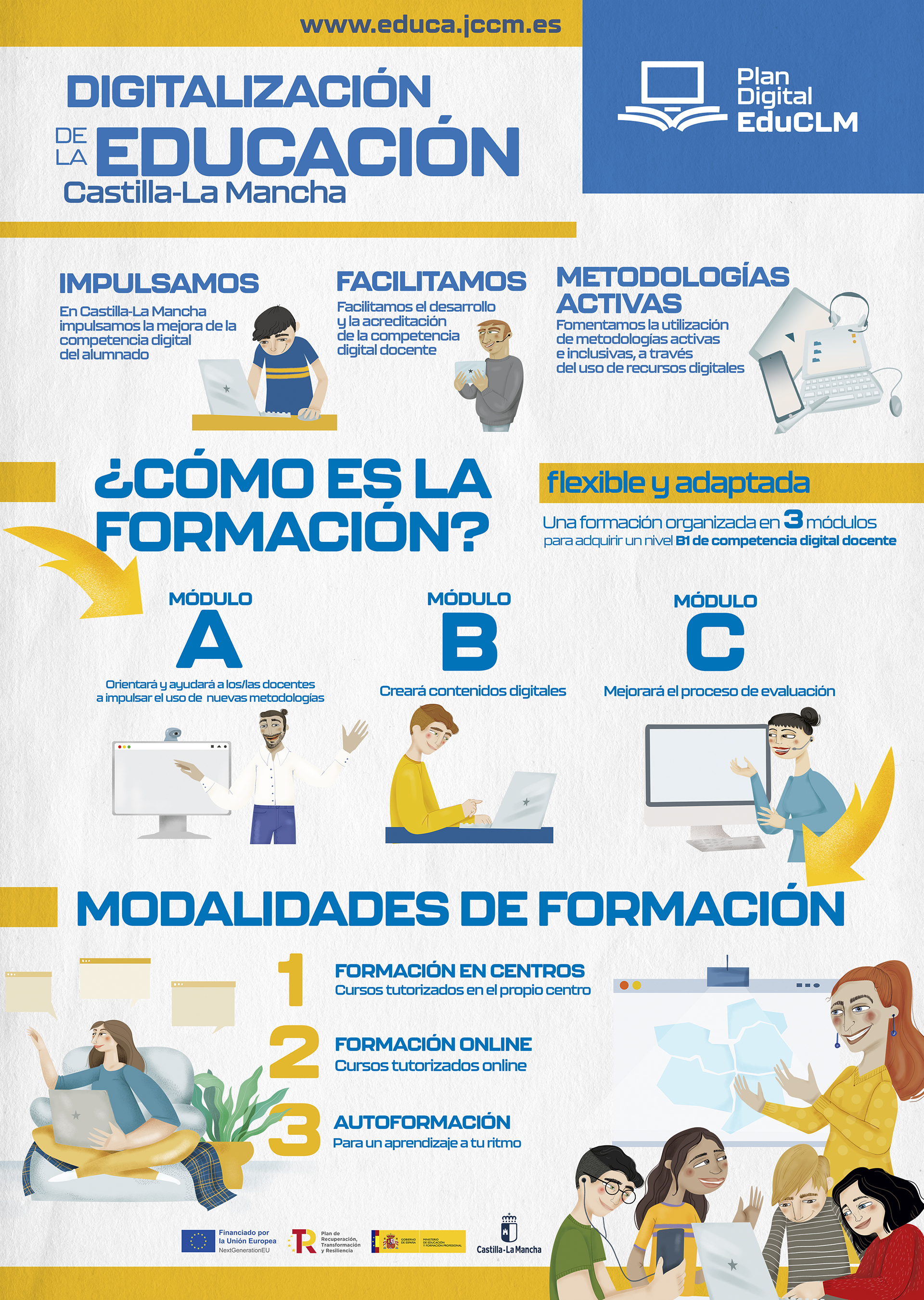 Cartel informativo Formación