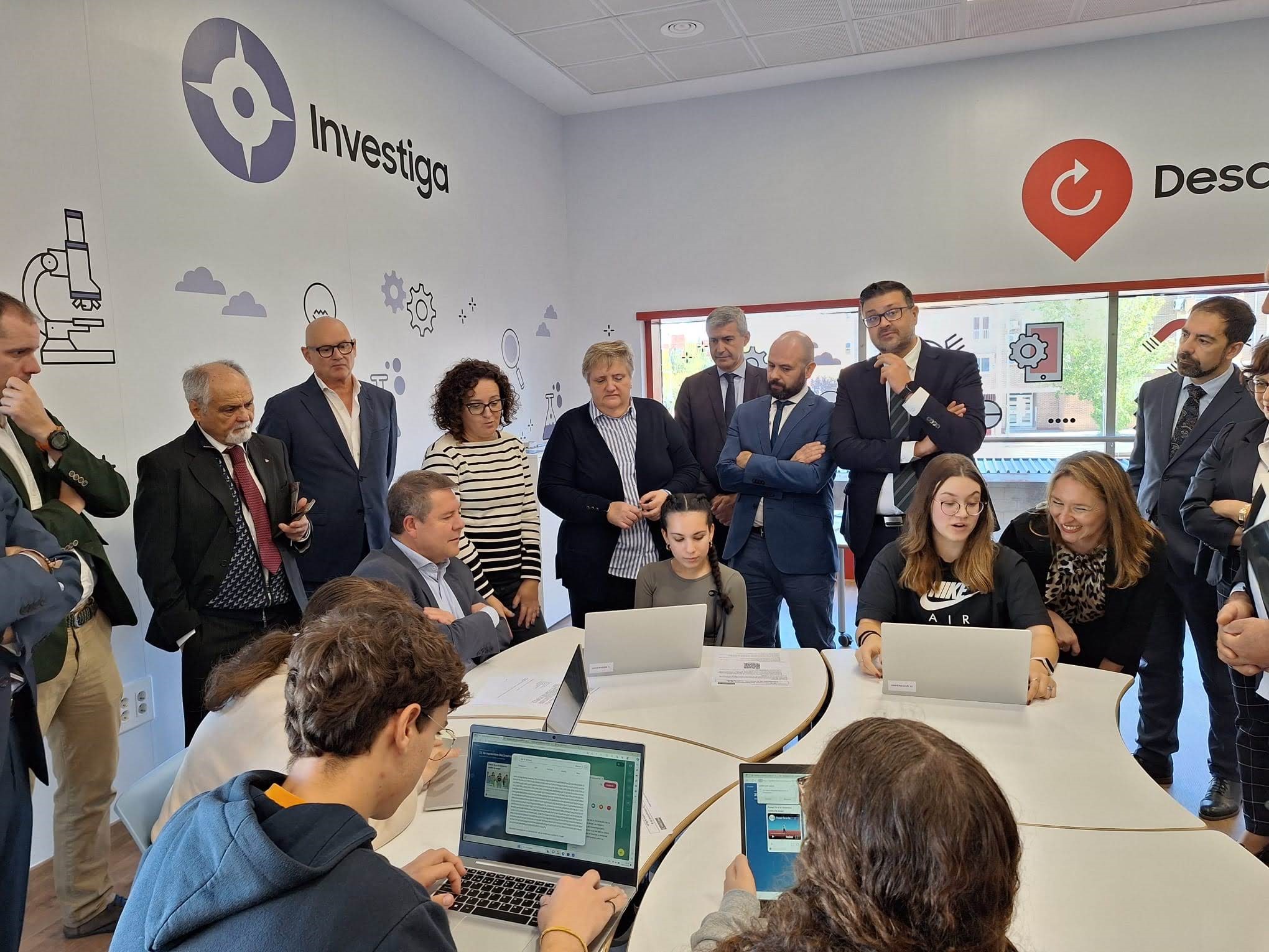 Inauguración del Aula del Futuro C-LM