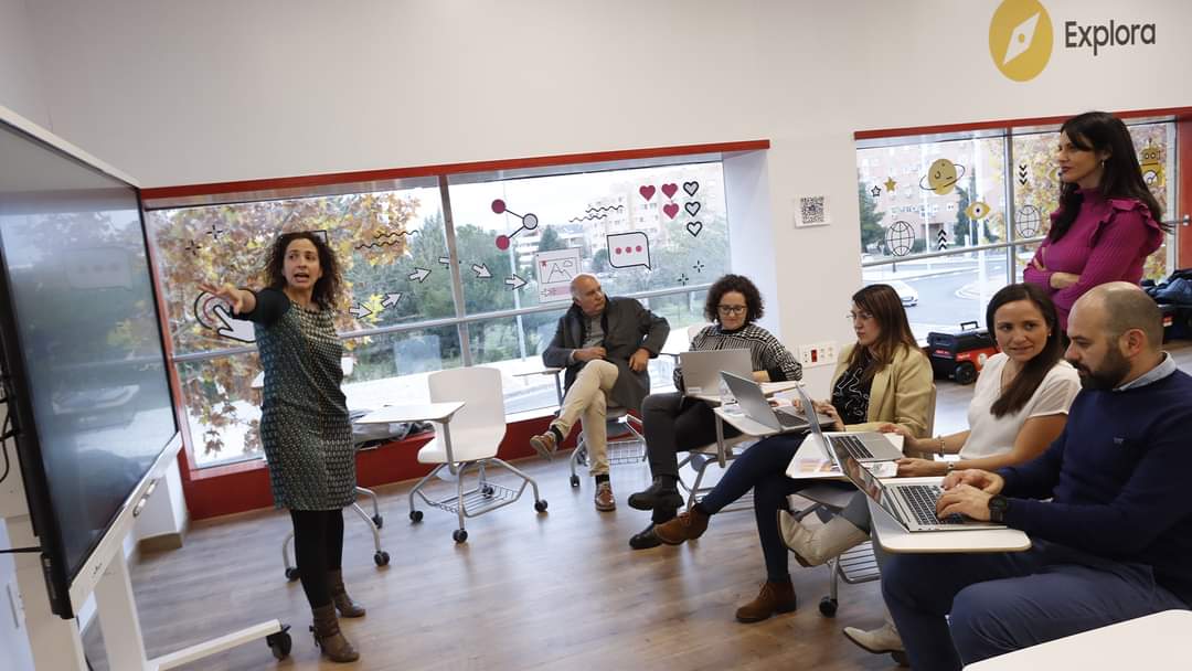 Jornada en el Aula del Futuro institucional de Castilla–La Mancha