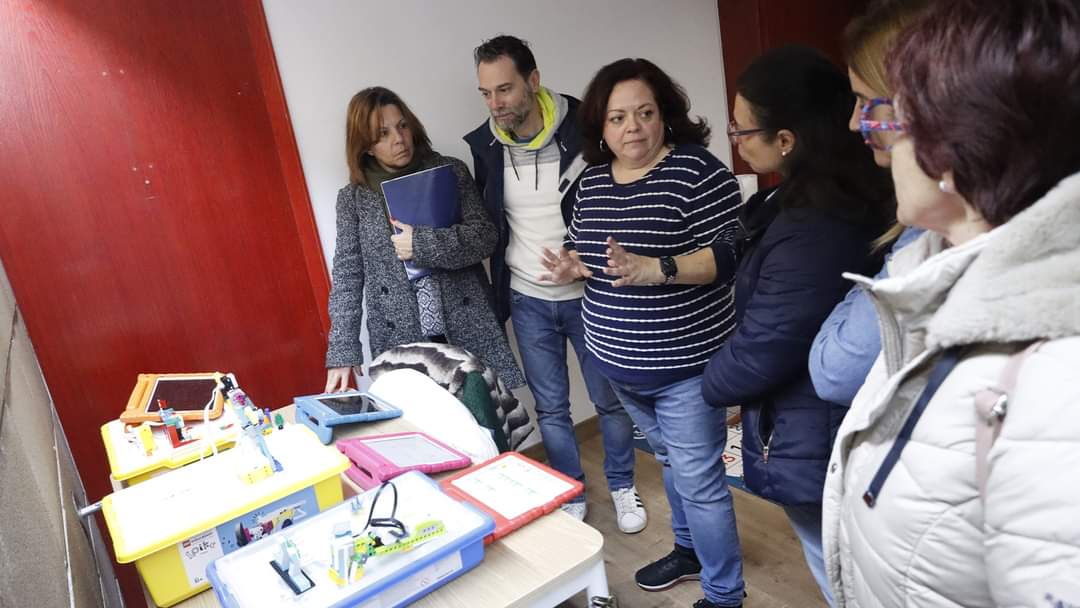 Jornada en el Aula del Futuro institucional de Castilla–La Mancha