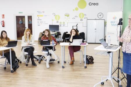 Reunión de embajadores en el Aula del Futuro de Toledo, enero 2025