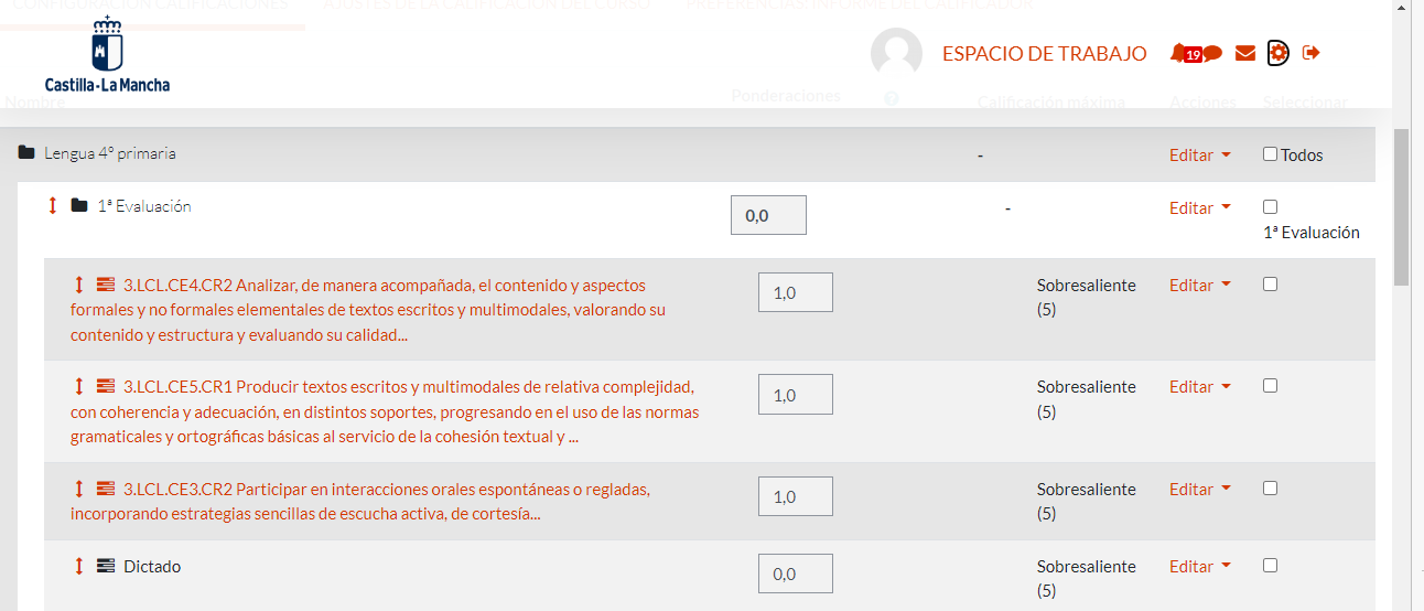 Evaluación LOMLOE en el Entorno de aprendizaje de EducamosCLM