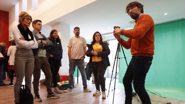 Jornada en el Aula del Futuro institucional de Castilla–La Mancha